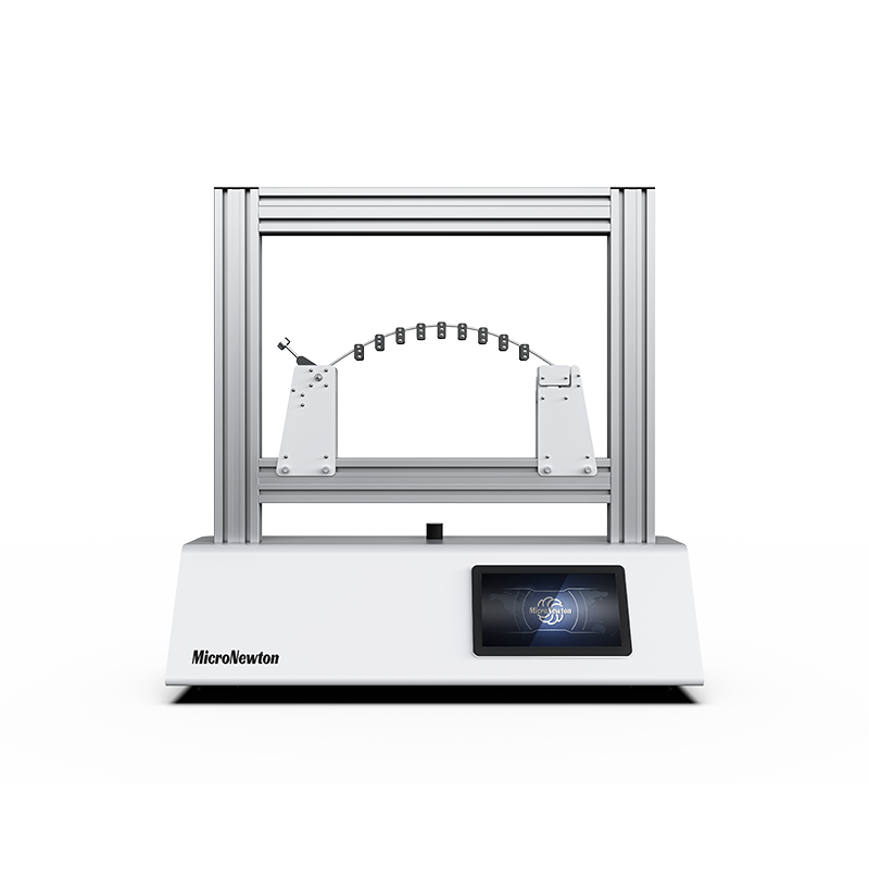 MST09-Experimental device for testing non hinged arch constraint force