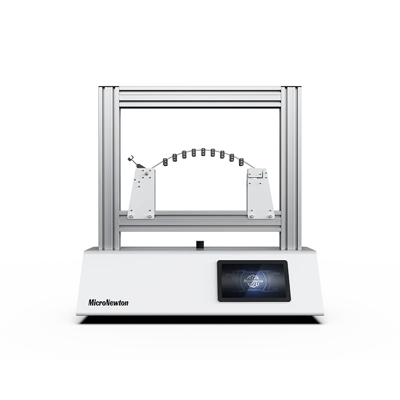 MST09-Experimental device for testing non hinged arch constraint force