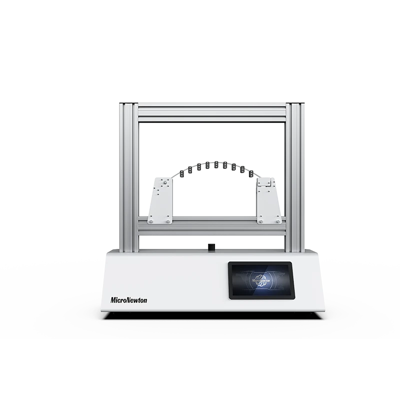 MST08-Experimental device for testing the constraint force of two hinged arches
