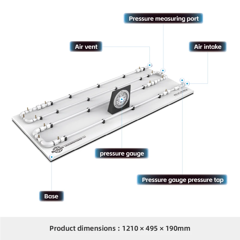 F303-Gas Flow Friction Loss Experimental Apparatus