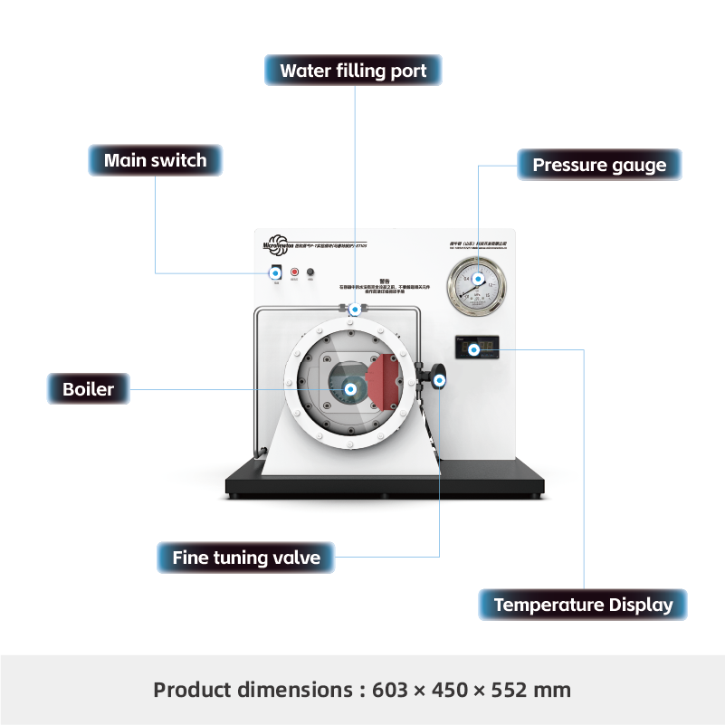 ET105-Saturated Steam P&ndash;T Experimental Apparatus