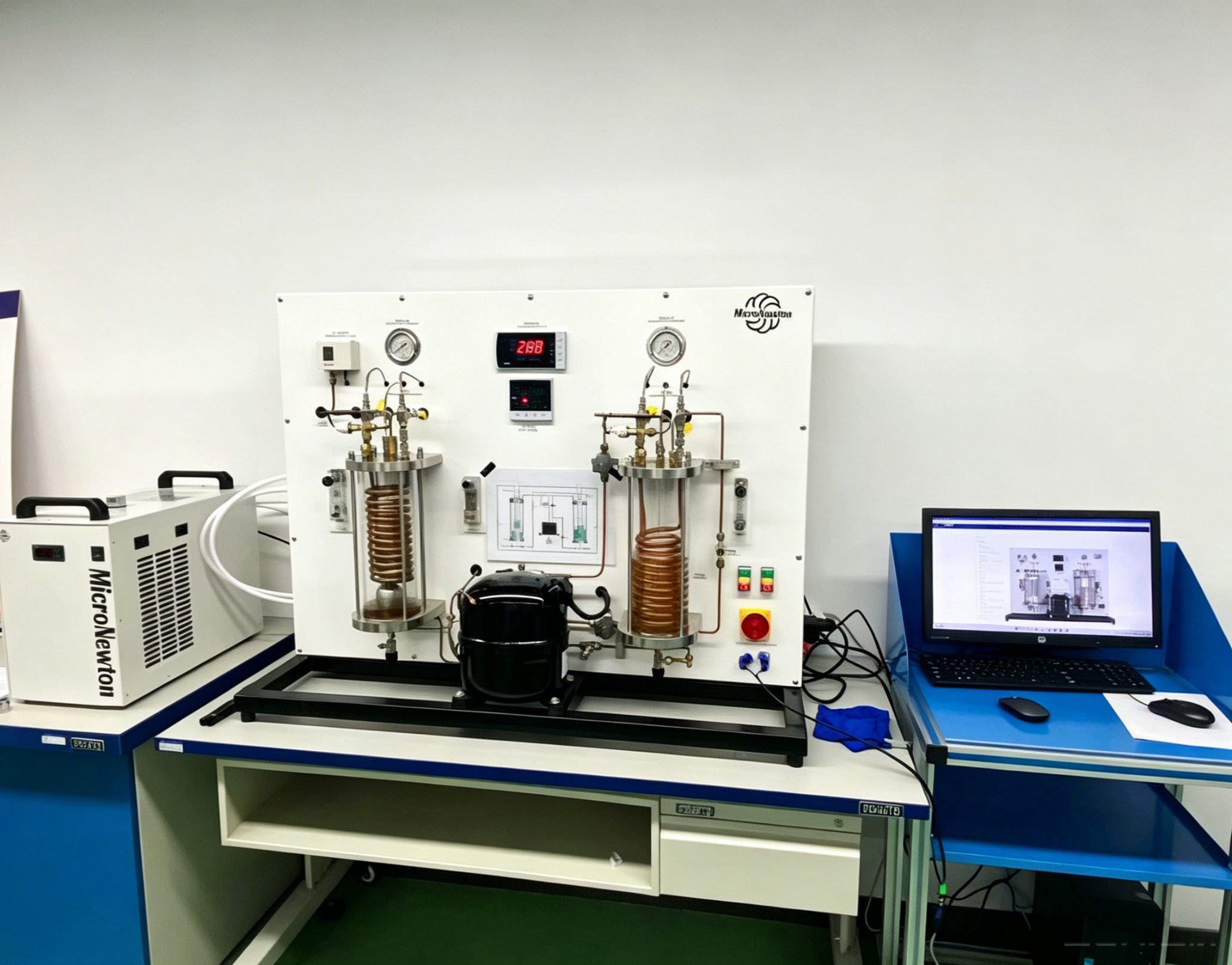 Vapor Compression Refrigeration Cycle Experimental Apparatus for Teaching Labs