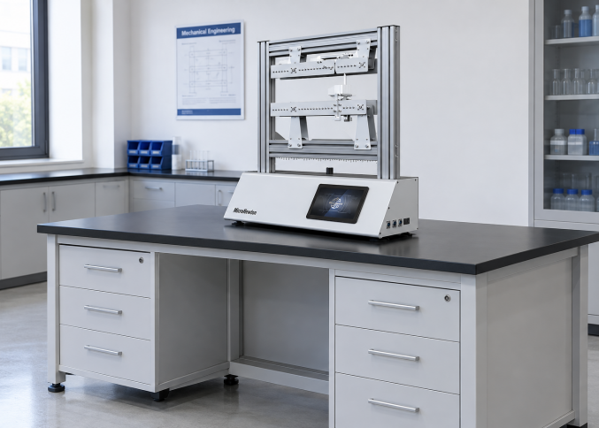 Statically Determinate Beam Section Internal Force Testing Apparatus Delivered to Jining Vocational and Technical College
