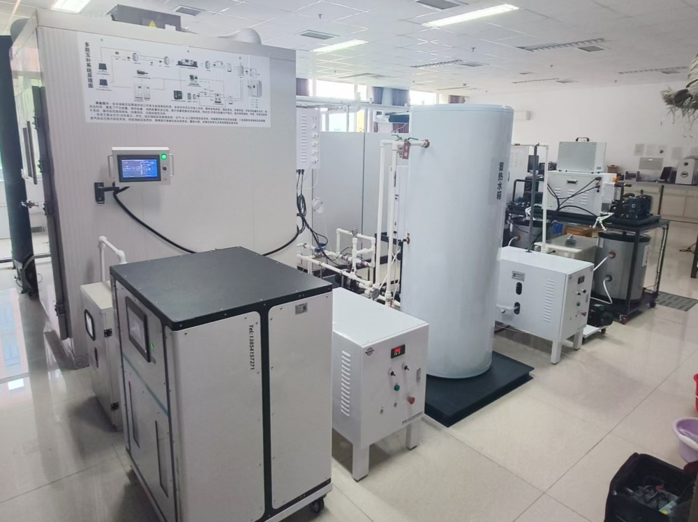 phase change thermal storage, flywheel, flow battery and hydrogen fuel cell training units
